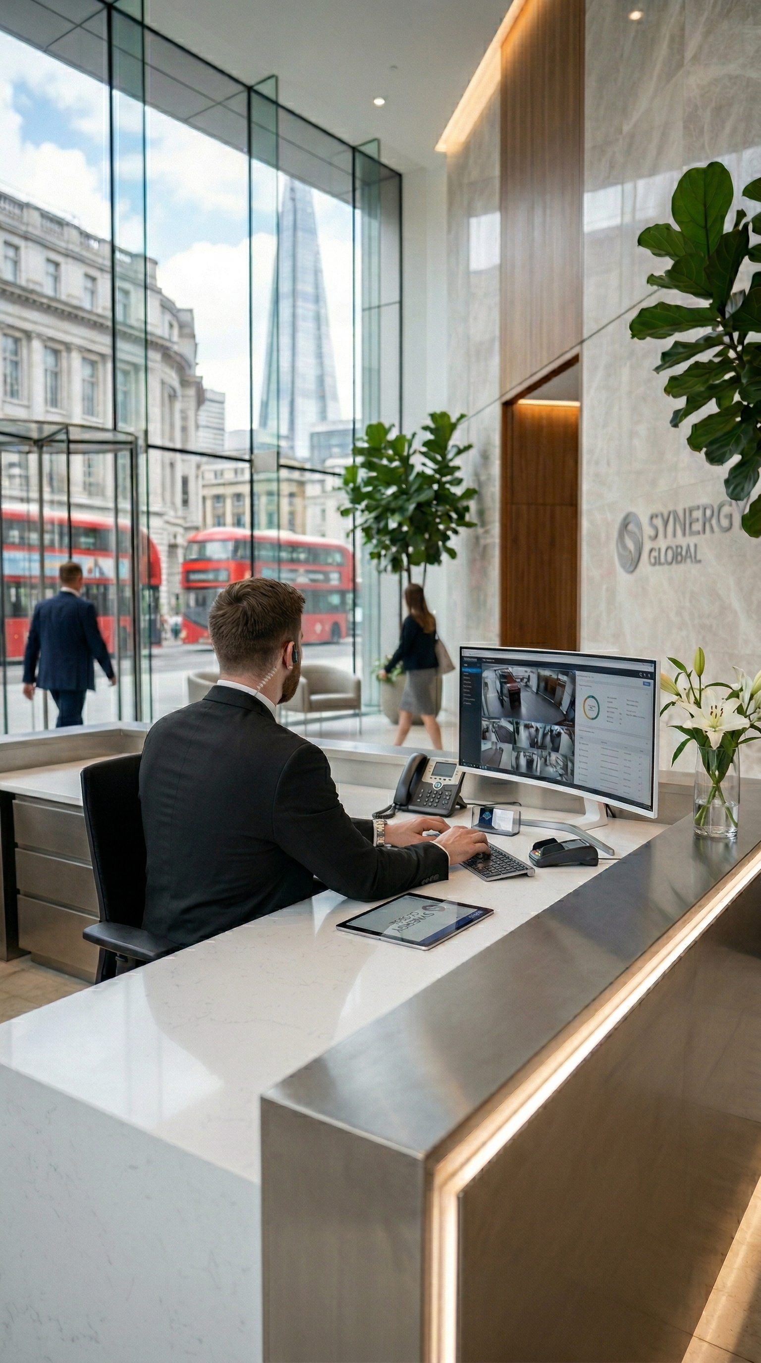 GuardPro Concierge Guard at Reception